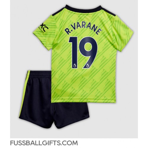 Manchester United Raphael Varane #19 Fußballbekleidung 3rd trikot Kinder 2022-23 Kurzarm (+ kurze hosen)